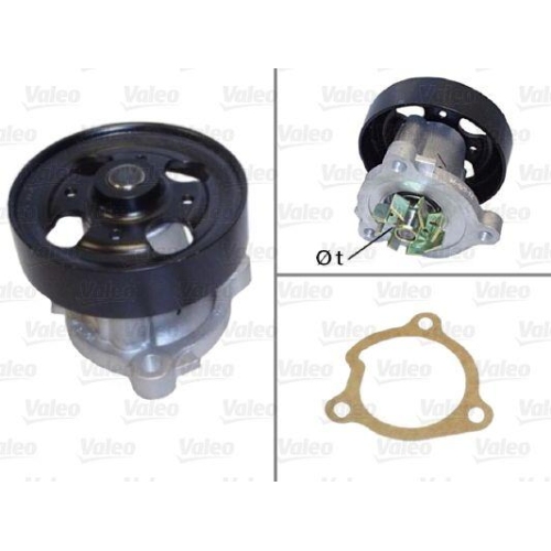 VALEO Wasserpumpe, Motork&uuml;hlung 506916