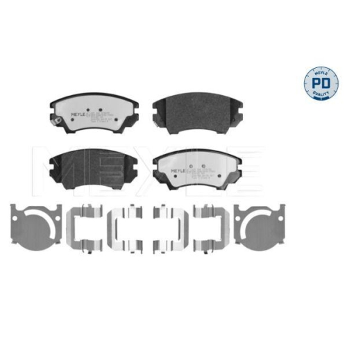MEYLE Bremsbelagsatz, Scheibenbremse MEYLE-PD: Advanced performance and design. 025 244 1219/PD