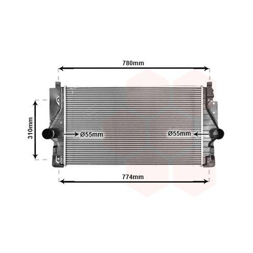 VAN WEZEL Ladeluftk&uuml;hler 58004246