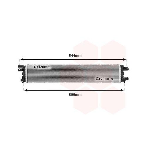 VAN WEZEL Niedertemperaturk&uuml;hler, Ladeluftk&uuml;hler 03002361