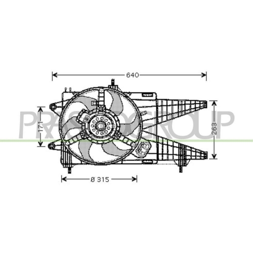 PRASCO L&uuml;fter, Motork&uuml;hlung PrascoSelection FT340F004