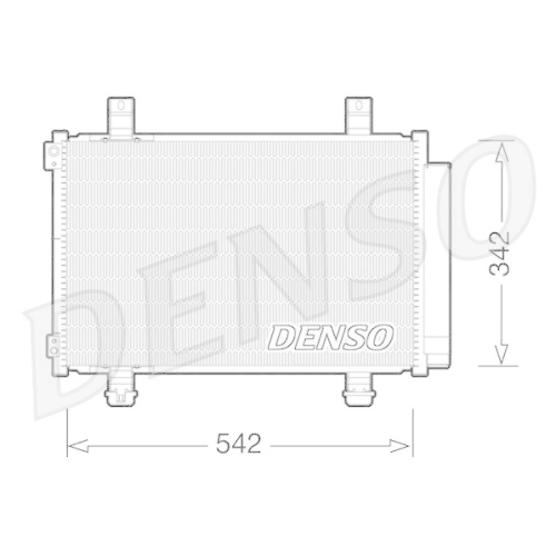 DENSO Kondensator, Klimaanlage DCN47005