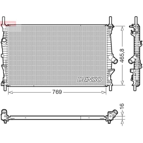 DENSO K&uuml;hler, Motork&uuml;hlung DRM10124