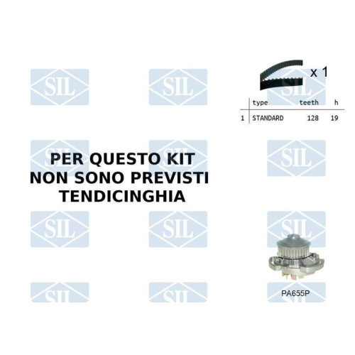 Saleri SIL Wasserpumpe + Zahnriemensatz K1PA655P