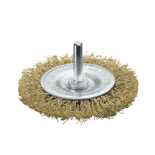 Rundb&uuml;rste SRB mit 6 x 30 mm Schaft Drm 50 x 11 mm Stahldraht gewellt LESSMANN