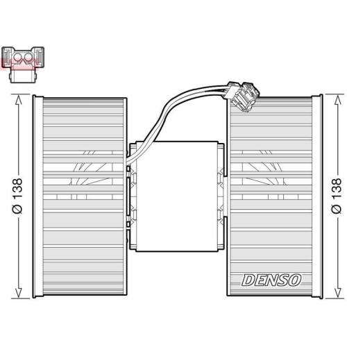DENSO Innenraumgebl&auml;se DEA05006