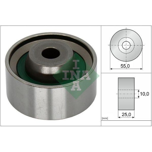 Schaeffler INA Umlenk-/F&uuml;hrungsrolle, Zahnriemen 532 0314 20