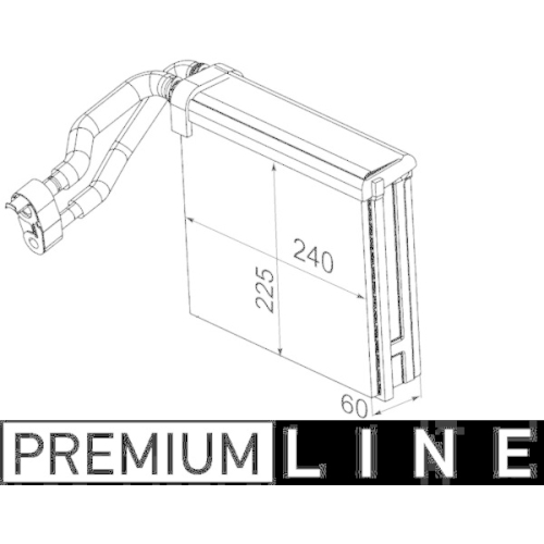 MAHLE Verdampfer, Klimaanlage BEHR *** PREMIUM LINE *** AE 94 000P