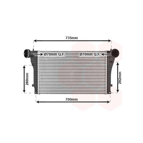 VAN WEZEL Ladeluftk&uuml;hler 58004319