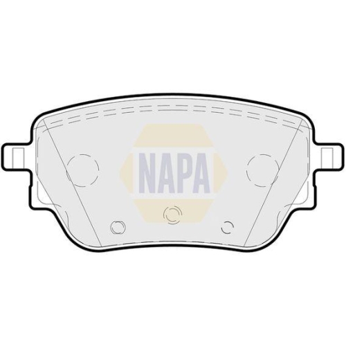 NAPA Bremsbelagsatz, Scheibenbremse NAPA NBP1672