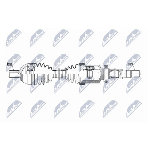 NTY Antriebswelle NPW-FR-181