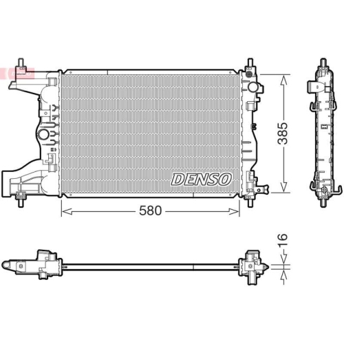 DENSO K&uuml;hler, Motork&uuml;hlung DRM15017