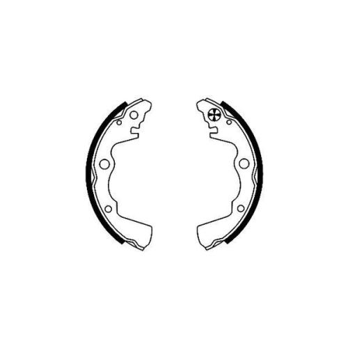 TEXTAR Bremsbackensatz 91040900