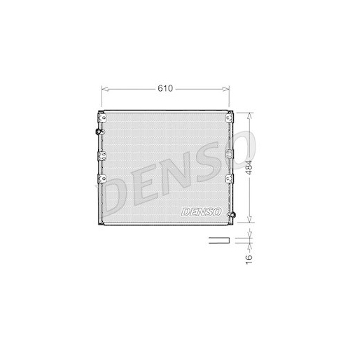 DENSO Kondensator, Klimaanlage DCN50020