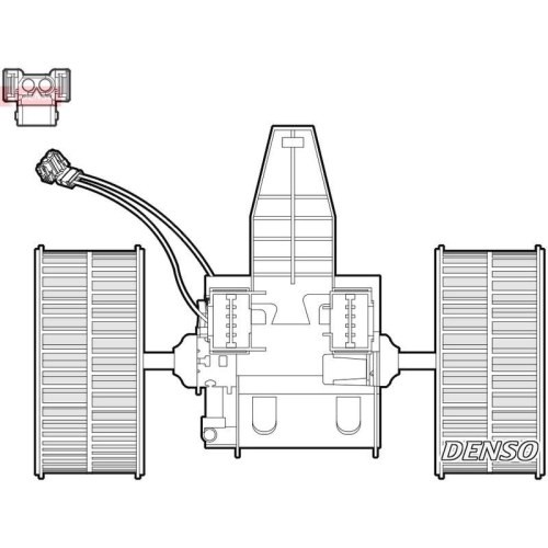 DENSO Innenraumgebl&auml;se DEA05009
