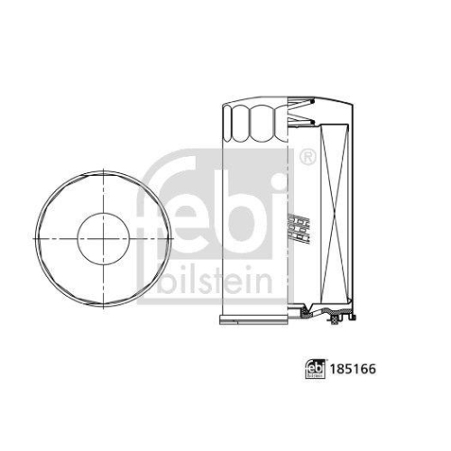 FEBI BILSTEIN K&uuml;hlmittelfilter febi Plus 185166