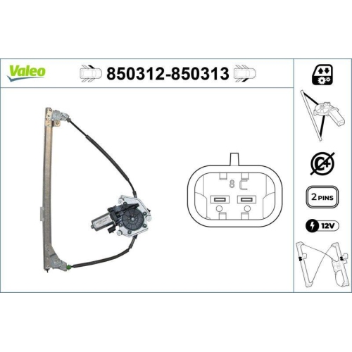 VALEO Fensterheber 850312