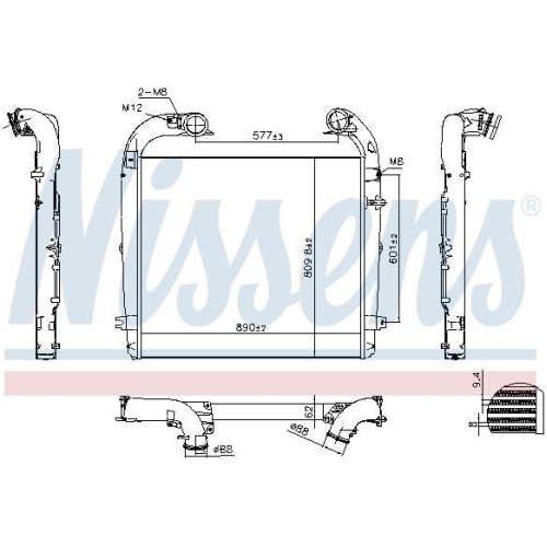 NISSENS Ladeluftk&uuml;hler 961439