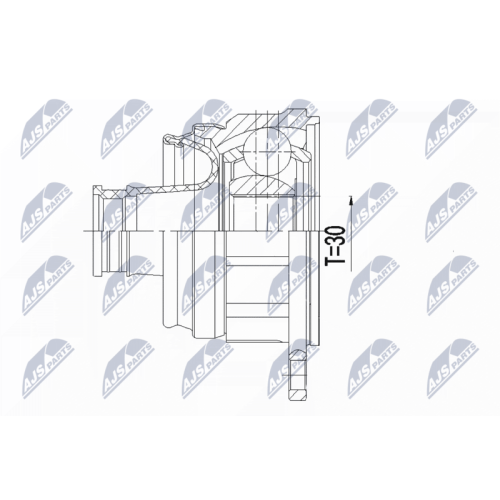 NTY Gelenksatz, Antriebswelle NPW-MS-056