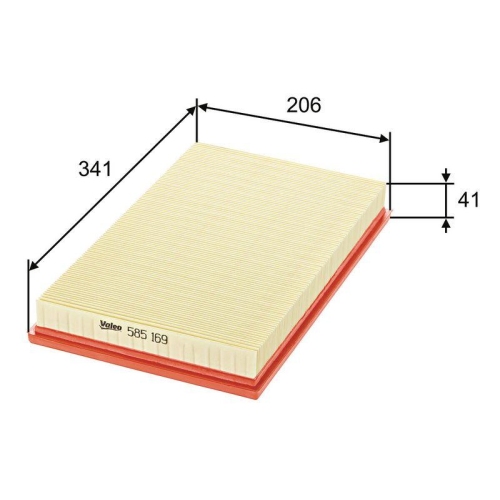 VALEO Luftfilter 585169