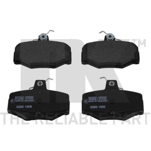 NK Bremsbelagsatz, Scheibenbremse 222221