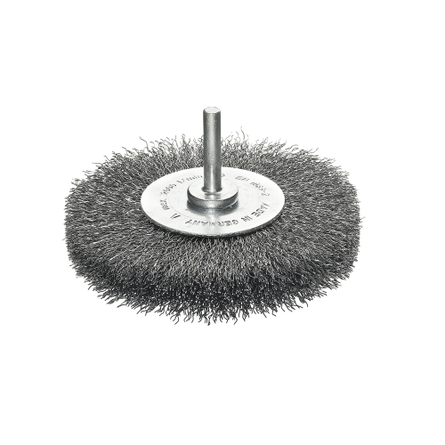 Rundb&uuml;rste kunststoffgebunden SRBKG rot mit 6 x 30 mm Schaft 60 x 8mm Stahldraht