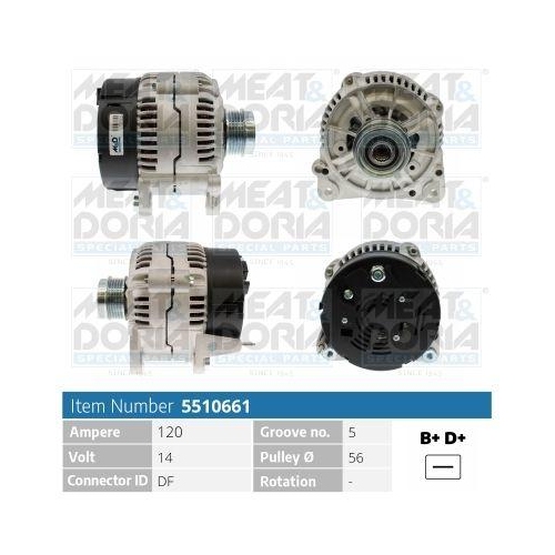 MEAT & DORIA Generator 5510661