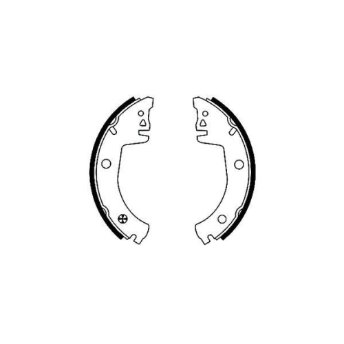 TEXTAR Bremsbackensatz 91041700