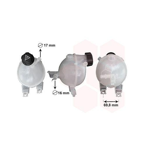 VAN WEZEL Ausgleichsbeh&auml;lter, K&uuml;hlmittel *** IR PLUS *** 4001E001