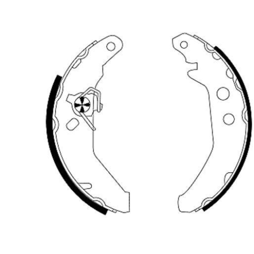 TEXTAR Bremsbackensatz 91041900