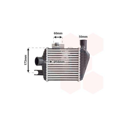 VAN WEZEL Ladeluftk&uuml;hler 82004226