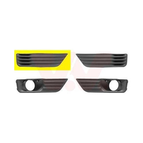 VAN WEZEL L&uuml;ftungsgitter, Sto&szlig;f&auml;nger 1863592