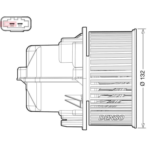 DENSO Innenraumgebl&auml;se DEA33002