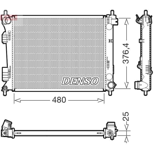 DENSO K&uuml;hler, Motork&uuml;hlung DRM41037