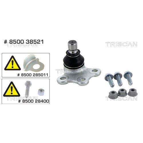 TRISCAN Trag-/F&uuml;hrungsgelenk 8500 38521