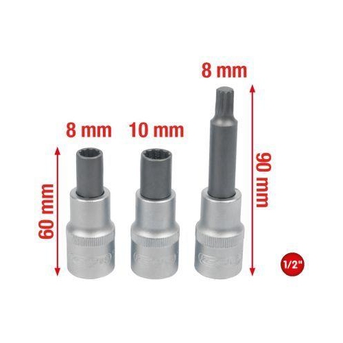 OZ Spezial-Alu-Felgen-Stecknuss-Satz f&uuml;r mehrteilige OZ-Felgen 3-tlg 515.1039