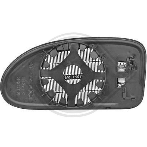 DIEDERICHS Spiegelglas, Au&szlig;enspiegel