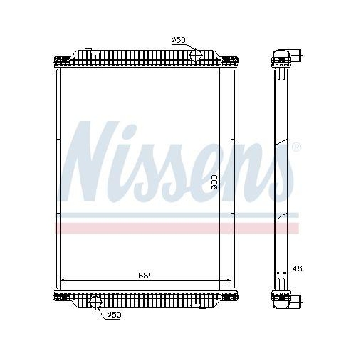 NISSENS K&uuml;hler, Motork&uuml;hlung 61448