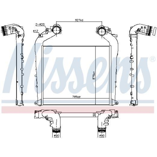 NISSENS Ladeluftk&uuml;hler 961574