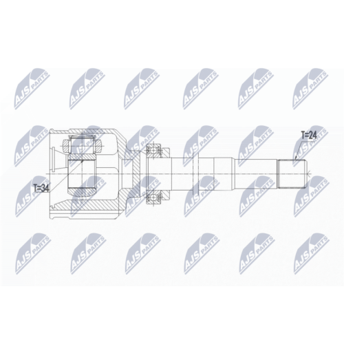 NTY Gelenksatz, Antriebswelle NPW-PE-020