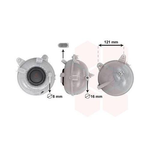 VAN WEZEL Ausgleichsbeh&auml;lter, K&uuml;hlmittel *** IR PLUS *** 5801E002