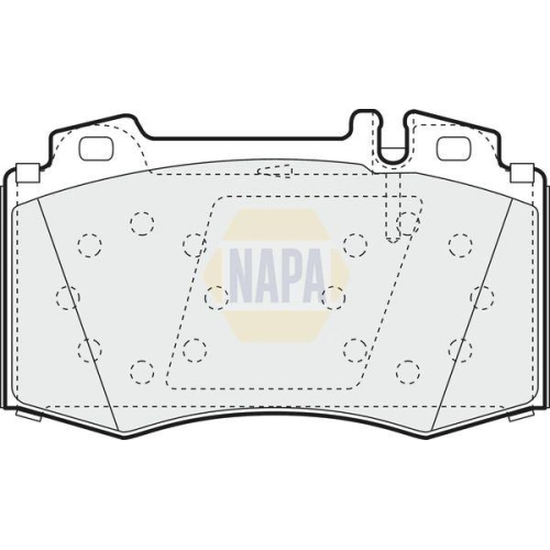 NAPA Bremsbelagsatz, Scheibenbremse NAPA NBP1946