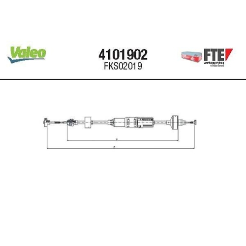 FTE Seilzug, Kupplungsbetätigung 4101902