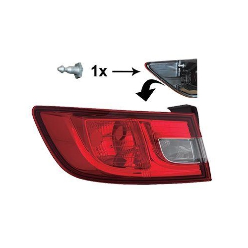 VAN WEZEL Heckleuchte 4373931