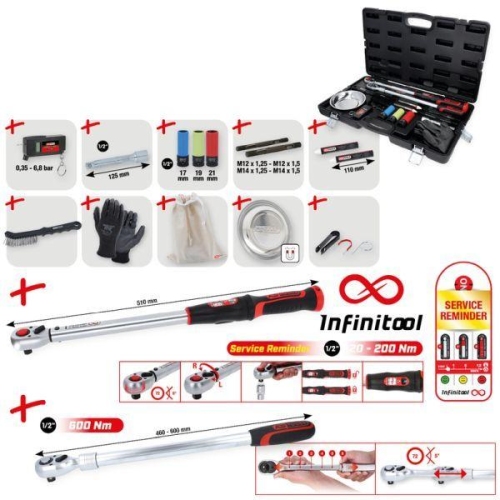 KS TOOLS Drehmomentschl&uuml;ssel-Satz 516.2450