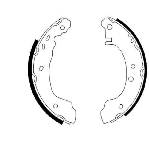 TEXTAR Bremsbackensatz 91045700