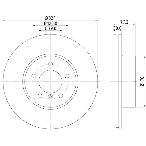 DON Bremsscheibe PCD10481