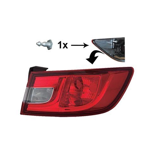 VAN WEZEL Heckleuchte 4373932