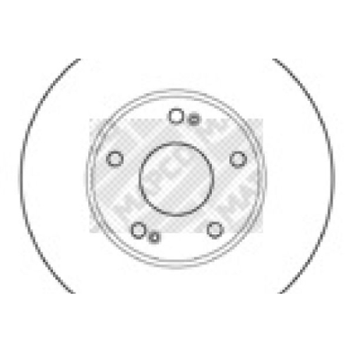 MAPCO Bremsscheibe 15122