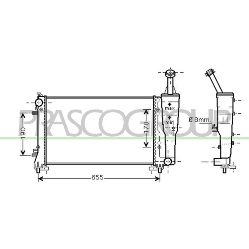 PRASCO K&uuml;hler, Motork&uuml;hlung PrascoSelection FT350R005